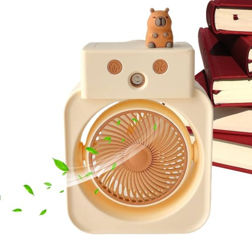 Ventilateur Portable | Ventilateur De Refroidissement à 3 Vitesses Avec Humidificateur, Ventilateur USB Portable Avec Carburateur D'eau Pour Voiture en Plein Air Gym Serre Jardin Tente