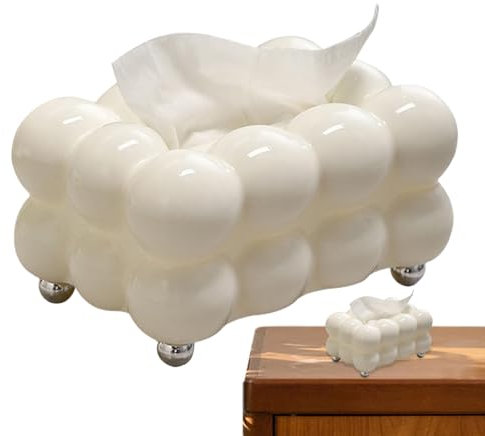 Scatola per fazzoletti con bolle, porta fazzoletti per cosmetici, di alta qualità, organizer per carta facciale e dispenser, dispenser creativo e divertente per la casa