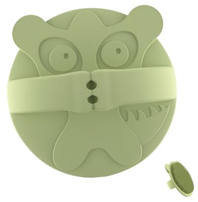 HAMPPLIES Soft Silicone Bath Brush Gentle Exfoliating Tool for Boy Girl Scalp Massage Silicone Shower Scrubber for Body Cleansing