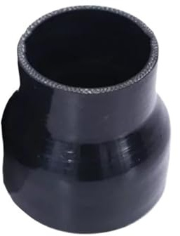 Manguito Turbo Manguera reductora de silicona recta, manguera universal de silicona, intercooler, turbo, tubo de admisión, manguera de refrigerante Líneas y mangueras de presión(Black,ID110mm-130mm)