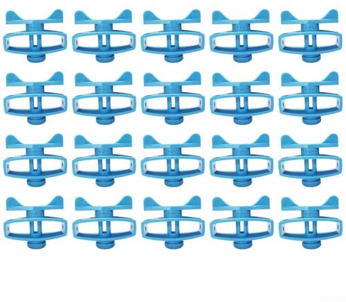 Yuanpgky Tensor de valla de alambre para malla de alambre y líneas de lavado, mango giratorio controlado por engranajes con diseño giratorio, 20 herramientas de tensión de cuerda de plástico para