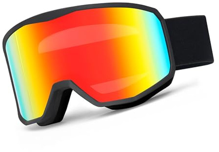 ZYHARUKO Occhiali da snowboard Anti-fog Sci Doppi Strati Occhiali Antivento Neve Per Sci Snowboard Doppio Strato Sci Anti-fog Occhiali Esterni