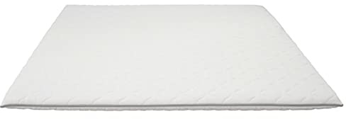 Generico Coprimaterasso 140x200 cm in Schiuma Viscoelastica 6 cm,Casa e Giardino,Biancheria,Lenzuola e Coperte,Proteggi Materasso,Sopramaterassi,Bianco,7.05 kg,282779