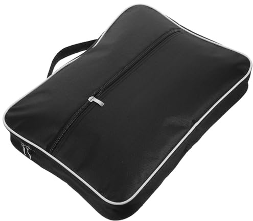 CATIEBYE Aufbewahrungstasche Portable Schutzfunktion bis für 16 aus Schwarzen für Tragetasche und Polyester 19-saitige im Design Lyra Daumenklavier Leierharfen
