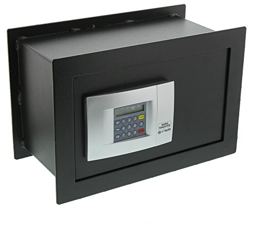 BURG-WÄCHTER Wandtresor mit elektronischem Zahlenschloss, zum Einmauern, 10,3 l, 14,7 kg, Point-Safe, PW 3 E, Schwarz