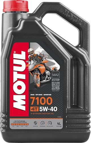 MOTUL Huile moteur 7100 5W-40 Huile entièrement synthétique Huile API SP 4T 4 L