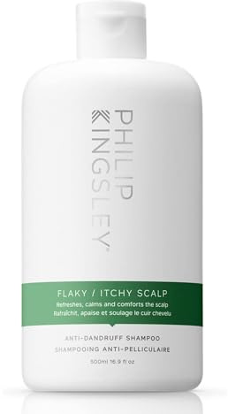 Philip Kingsley | Schuppiges/juckendes Kopfhautshampoo | Anit-Dandruff Shampoo für schuppige, juckende, trockene, fettige Kopfhaut | Reinigung der Kopfhaut | 500ml