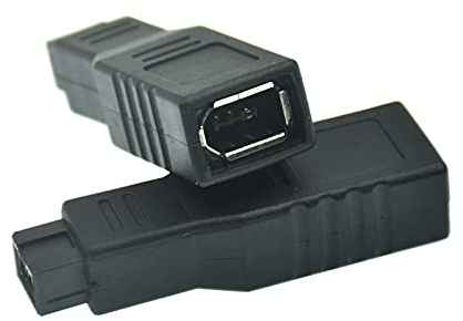 IEEE 1394 FireWire 400 a 800 6 pin femmina a 9 pin maschio adattatore connettore