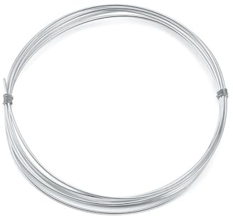 MMLFX Línea alámbrica de Plata de Ley 925 de 1 Metro, Accesorios for Hacer Joyas, componente DIY, Collar, Pulsera, Pendientes, Accesorios al por Mayor (Color : Soft Wire, Size : 0.7mm)