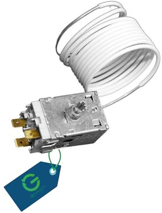 G GRIMALDI Termostato Frigorifero Universale con Capillare 200 cm A13.1002, Doppia Porta — Compatibile per molte marche