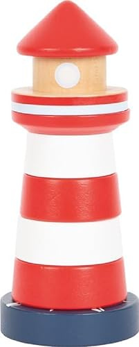 Small Foot Tour d'empilage Phare Grand océan, en Bois certifié FSC® 100%,dès 1 an, 12454