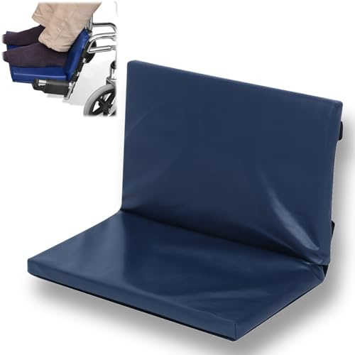 Rollstuhl-Fußstütze. Exquisite Verarbeitung für Alle Behindertenrollstühle (Blau)