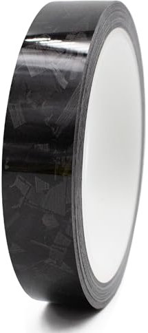 Finest Folia 8,5 metros de tiras decorativas de carbono forjadas para coche, camión, moto, barco, modelismo, manualidades, tiras decorativas autoadhesivas, resistentes a la intemperie (negro