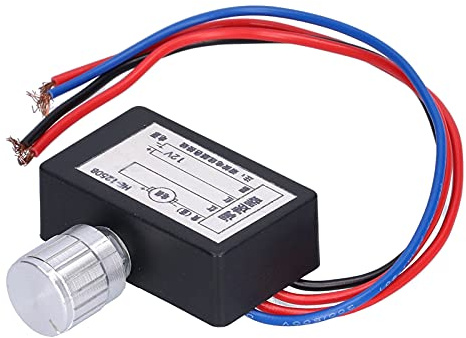 Regulador De Velocidad Motor 12V, potenciometro 12v, Controlador De Velocidad Del Motor Pwm, Controlador De Velocidad Del Motor De CC Para Ventilador De Camión De Coche