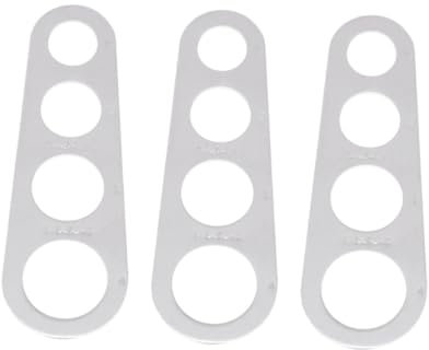 Alipis 3stücke Spaghetti-Messer Nudel-Messer Nudel-messlineal Küchenhelfer Massenmesswerkzeug Spaghetti-Menge Messung Nudeln Werkzeug