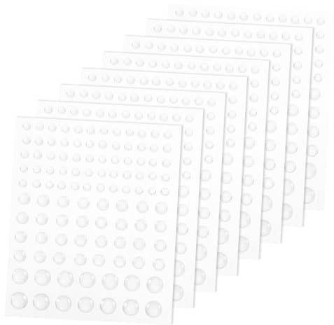 Hohopeti 8 Blätter Klarer Wassertropfen Simulations-wassertropfen Dekore DIY-haarnadel-zubehör DIY-klarer Wassertropfen Bastelmaterial Wassertropfen-dekore
