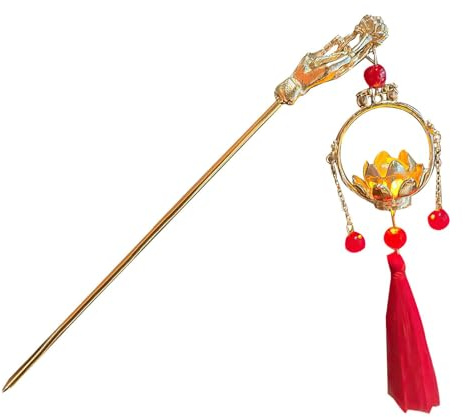 Sticchi Per Capelli - Bastoncini Di Capelli Lunghi Vintage Fantasiosi Con Pendenti, Ciondoli Cinesi Bacchette Per Capelli, Bastoncini Di Capelli Eleganti Giapponesi Vintage, Capelli A Tacchette