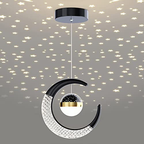 Luz de Colgante de Globo Letrero de Techo Colgante de LED con Tono acrílico luminaria de suspensión de araña Ajustable para Isla de Cocina, Comedor, Sala de Estar