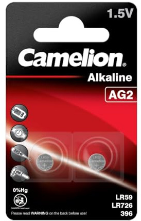 Camelion Alkaline AG2 1,5 V Knopfzelle (2 Stück)