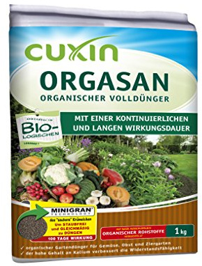 CUXIN DCM ORAGASAN UNIVERSALDÜNGER - Mit MINIGRAN® TECHNOLOGY - Universaldünger - Bio Dünger - Langzeitdünger - organischer NPK-Dünger - 2,5KG