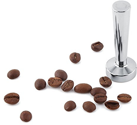 Tasseur de Café Tamper Espresso Solide en Acier Inoxydable Tasseur de Café Expresso Outil pour Machine à Capsules Paquet de 1 Tasseur de Café Barista
