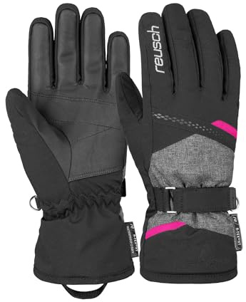 Reusch Winterhandschuhe für Damen | extra warm, wasserdicht & atmungsaktiv | winddichte Skihandschuhe mit Softshell, für Alltag, Freizeit & Wintersport, Größe 6-8,5, Hannah R-TEX XT