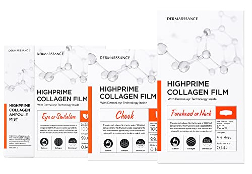 DERMARSSANCE Highprime Collagen Film & Mist Kit - Full Set for 5 Sessions