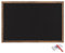 Navaris Tableau noir - Tableau à craie 70 x 50 cm avec cadre en MDF - Ardoise écolier avec 4 craies de couleur pour école cuisine menu mémo déco