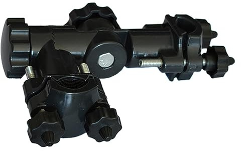 TopHomer Angelrutenhalter, Universal Angelstuhl-Halterung, Schirmständer, Schwarz, 15 cm