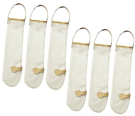 LIFKOME 6piezas Bolsas De Malla Para Cebolla y Ajo Colgantes Para Almacenar Verduras y Frutas Organizador De Cocina Para Tomates y Pimientos