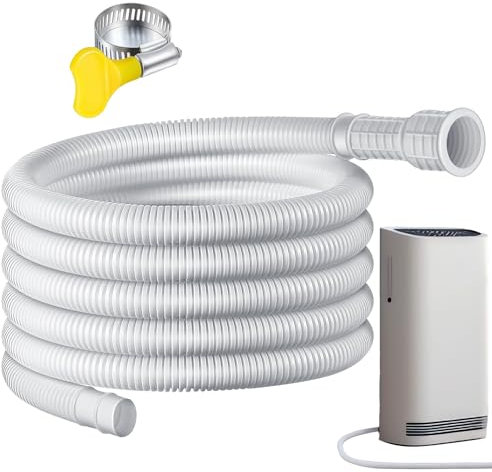 Manguera De Drenaje De Aire Acondicionado - Adaptador De Goma Cortable De 9,8/13 Pies, Manguera De Drenaje Flexible De Conexión Sin Esfuerzo | Piezas De Repuesto Portátiles Para Deshumidificadores