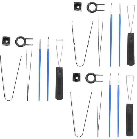 Uonlytech Kit De Nettoyage De Clavier Mécanique 3 Ensembles Extracteur De Touches Pince À Épiler Brosse Facile À Utiliser