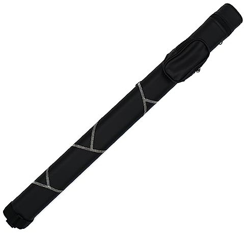 BILMAG Billard Pool Queue Köcher Tasche Queueköcher, Cue Player II Schwarz - Weiß, 1/1, 82 cm (Nr.6)