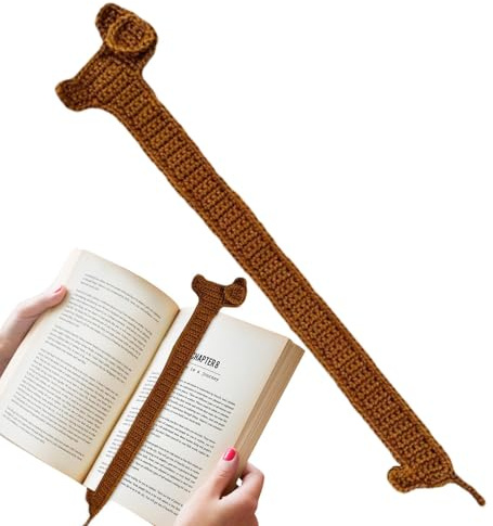 Dackel Lesezeichen Häkeln Tier Lesezeichen Niedlich Häkeln Lesezeichen Hund Gestrickt Lesezeichen Handgemachte Häkeln Dackel Lesezeichen für Lehrer
