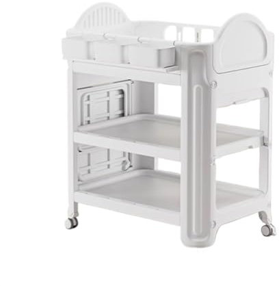 Cambiador portátil para bebés Mesa for pañales for bebés, mesa for cuidados, bañera for bebés extraíble multifuncional, mesa táctil y de masaje, mesa for cambiar pañales Organizador de habitación de r