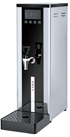 Freestanding Mains Fed Unit Commercial Water Heater, Fully Automatic Water Boiler for Hotel,Office,Milk Tea Shop Tabletop Stainless Steel Hot and Cold Dual-Temperature(30L)