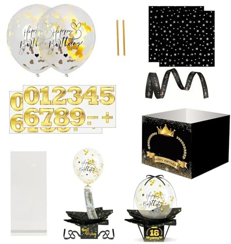 Happy Birthday Money Box Cash Gift Pull for Cash