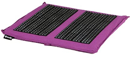 Bodhi Zerbino per agopressione Vital Spiky, piccolo tappetino relax per i piedi, prevenzione del dolore, stimolazione dei riflessi del piede, favorisce la circolazione sanguigna, cuscinetto per aghi,