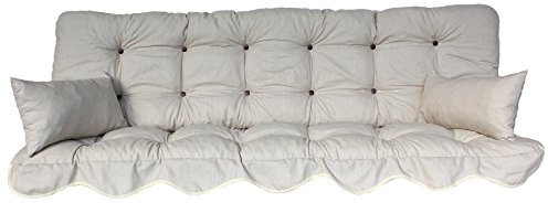 Adlatus-Kühnemuth Polsterauflage Hollywoodschaukel 150x50 Modell 1801 beige