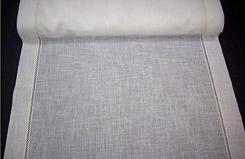 Tende A Pannello - Vendita A Metro - Larghezza Cm 30-35-40-45-50-55-60-65-70-75-80-85-90-100-120-TESSUTO Poliestere Effetto Lino (55 cm)