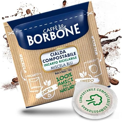 450 Cialde Filtro Carta 38Mm Caffe' Borbone Miscela Blu