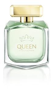 Banderas Perfumes, Queen Of Seduction, Eau de Toilette Spray per Donne, Fragranza Floreale con Mote Marine, 80 ml