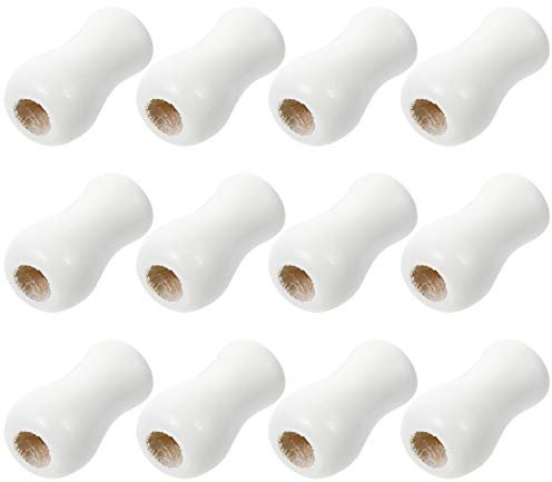 BESPORTBLE 12Pcs Fenster Blind Holz Schnur Kn? Schnur Zieht Schnur Vorh?nge Ziehen Enden