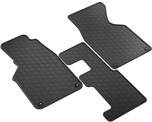 TEXER Gummimatten Wintermatten passend für Volkswagen Transporter T4 Multivan Caravelle 1990-2003 Automatikgetriebe 2-Sitzer Reihe (ohne Bank)