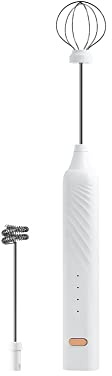 Fouet électrique, mini mélangeur à main électrique, mélangeur de gâteau de collection alimentaire, petit mélangeur portable à 3 vitesses, fouet à pâte en acier inoxydable pour la cuisine, la
