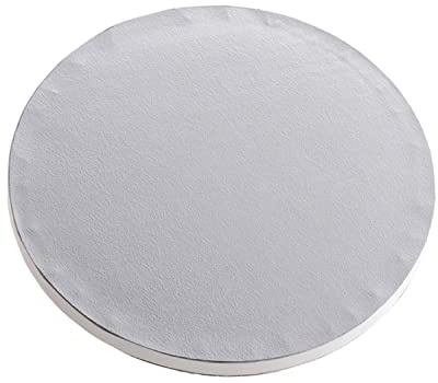 Dekora - Vassoio Torta Rotondo in Cartone Bianco - Diametro 40 cm