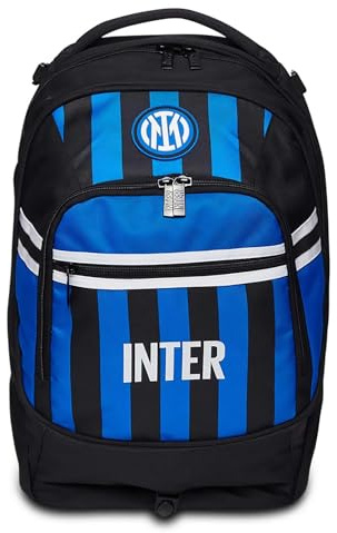 Seven Genius Trolley JACK-3WD+ Inter Football, Blau/Schwarz, Taglia unica, Casual