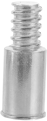 Angoily Commercial Broom Handles Telescopic Rod Suite Connector Metal Threaded Broom Handle Screw End Adapter Threaded Tip Replacement for Poles Easy Installation