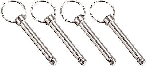 METALLIXITY 4pz Sgancio Rapido Perni 8mmx55mm Carbonio Acciaio Tirare Perno
