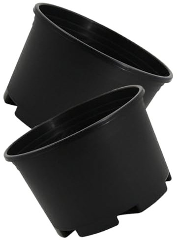 Lurrose 2stücke Extra Große Pflanztöpfe Kunststoff Tragbare Blumentöpfe Für Garten Und Innenraum Mit Drainagelöchern Für Pflanzenpflege Robust Und Modern